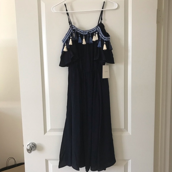 Tularosa tassel midi summer sun dress xs - Picture 3 of 4